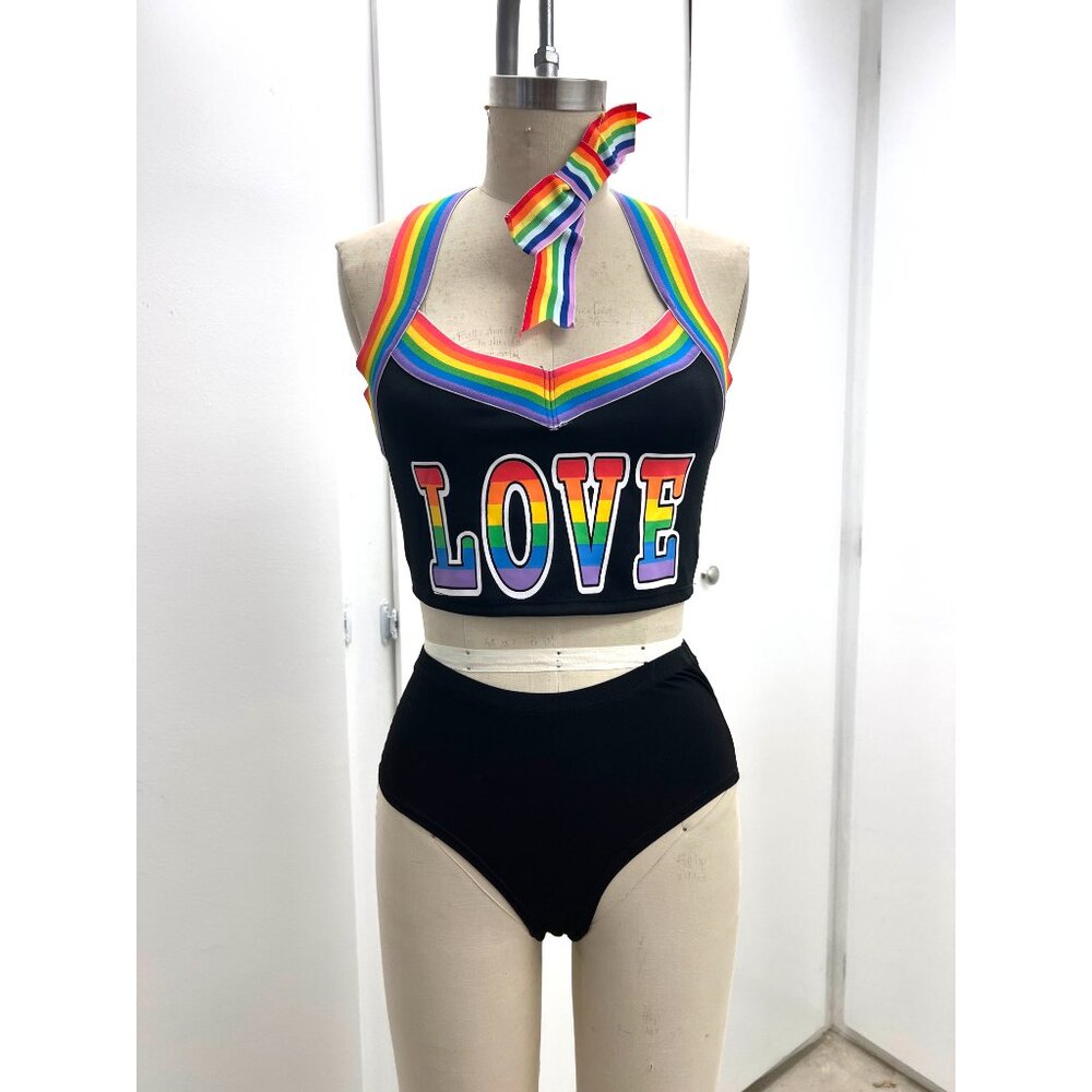 NWT Love Wins Cheerleader Halloween Costume - Picture 3 of 7